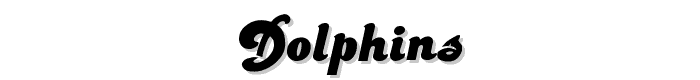 Dolphins font