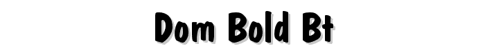 Dom%20Bold%20BT font