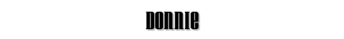 Donnie font