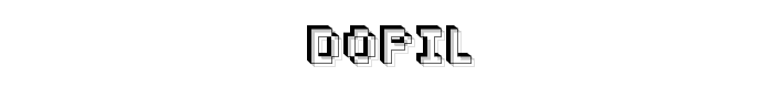 Dopil font