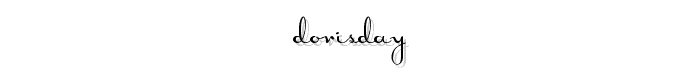 DorisDay font