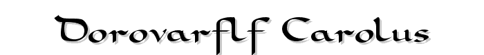 DorovarFLF-Carolus font