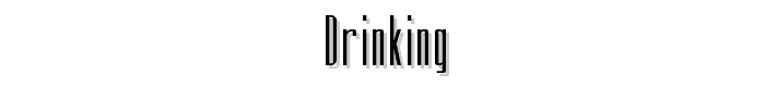 Drinking font