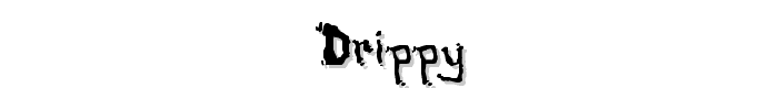 Drippy font