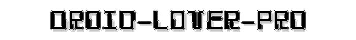 Droid Lover Pro font