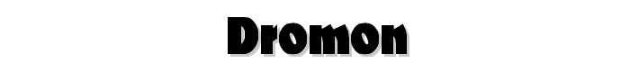 Dromon font