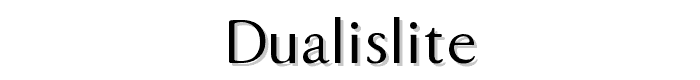 DualisLite font