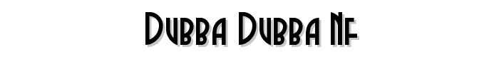 Dubba%20Dubba%20NF font