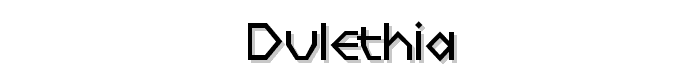 Dulethia font