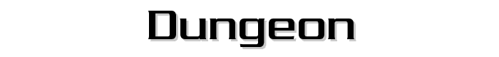 Dungeon font