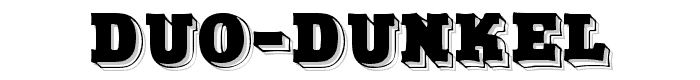 Duo%20Dunkel font