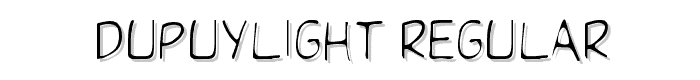 DupuyLight%20Regular font