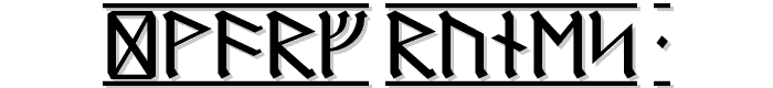 Dwarf Runes 1 font