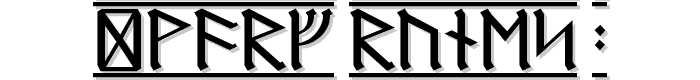 Dwarf Runes 2 font
