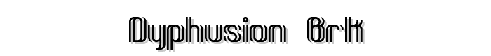 Dyphusion%20BRK font