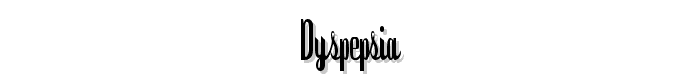 Dyspepsia font