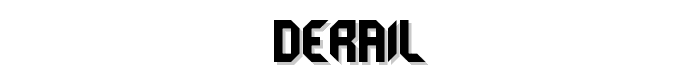 derail font