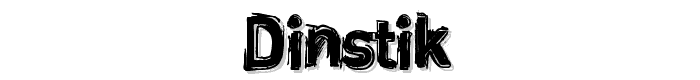 dinstik font