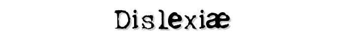 dislexiæ font