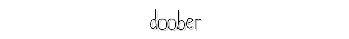 doober font