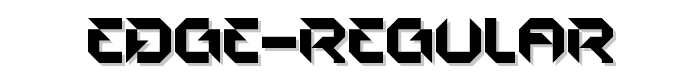 EDGE Regular font