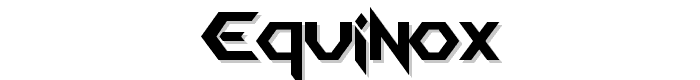 EQUINOX font