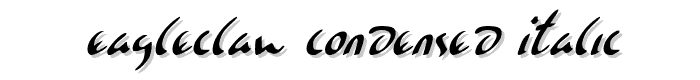 Eagleclaw%20Condensed%20Italic font