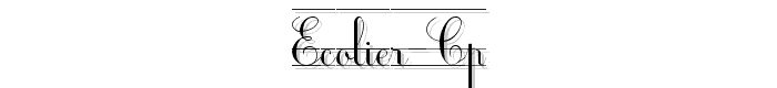 Ecolier_CP font