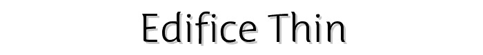 Edifice%20Thin font