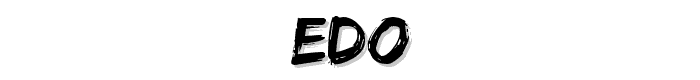 Edo font