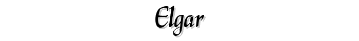 ElGar font