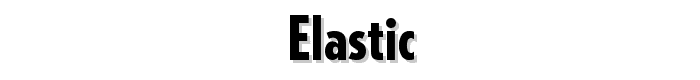 Elastic font