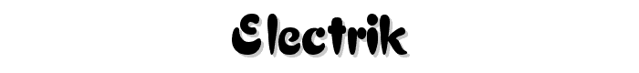 Electrik font