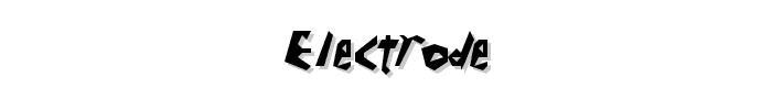 Electrode font