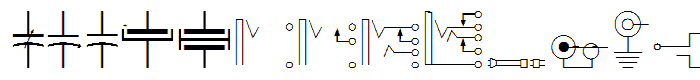 Electronics font