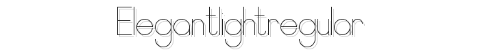 ElegantlightRegular font