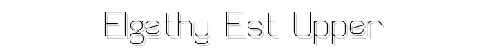 Elgethy%20Est%20Upper font