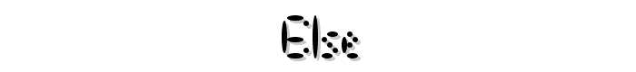 Else font