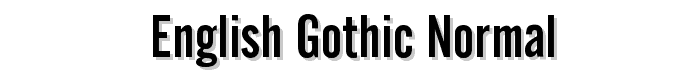 English%20Gothic%20Normal font