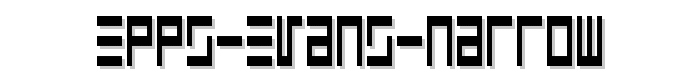 Epps%20Evans%20Narrow font