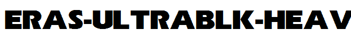 Eras-UltraBlk-Heavy font