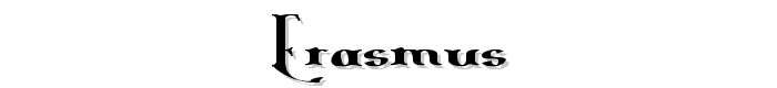 Erasmus font