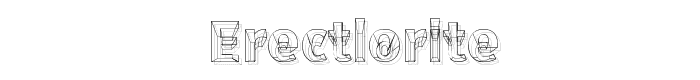 Erectlorite font