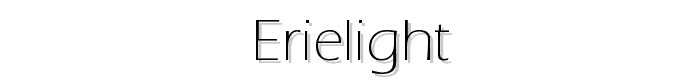 ErieLight font