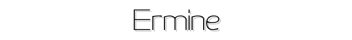 Ermine font