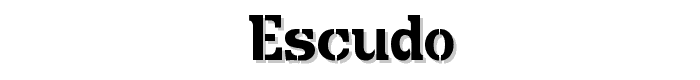 Escudo font