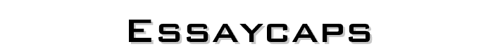 EssayCaps font