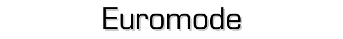 Euromode font