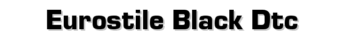 Eurostile-Black-DTC font