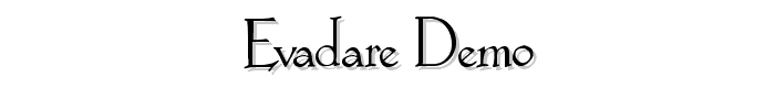 Evadare%20Demo font